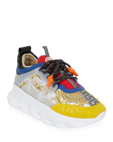 snikers con leoni versace|versace sneakers.